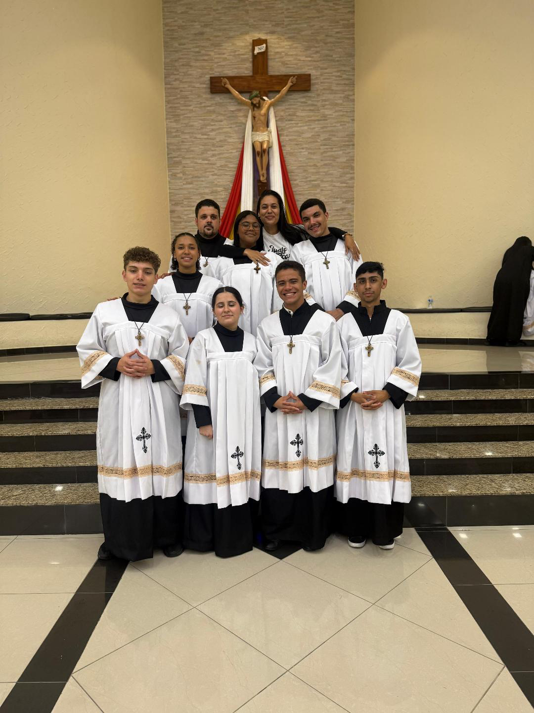 Coroinhas e Cerimoniarios